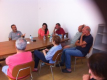 Réunion en la mairie de Campile sur le problème des vaches en divagation Réunion en la mairie de Campile sur le problème des vaches en divagation