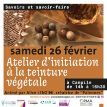 ATELIER DE PEINTURE VEGETALE