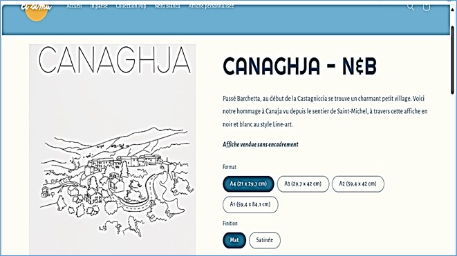 Canaghja en affiche